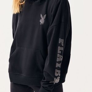 Bedazzled Playboy x Pacsun Hoodie